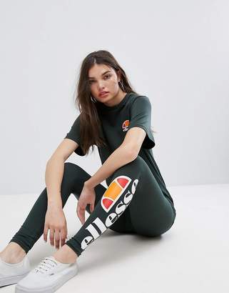 Ellesse Oversized Boyfriend Tee With Washed Out Logo