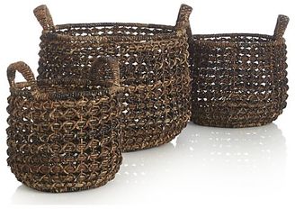 Crate & Barrel Zuzu Baskets with Handles
