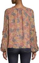 Thumbnail for your product : Joie Floral-Print Silk Top