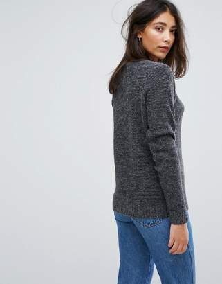 Vila Round Neck Knitted Sweater