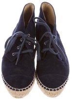 Thumbnail for your product : Chanel Suede Espadrille Sneakers