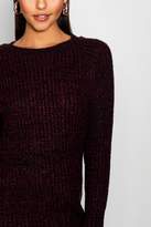 Thumbnail for your product : boohoo Soft Marl Knit Jumper Dress