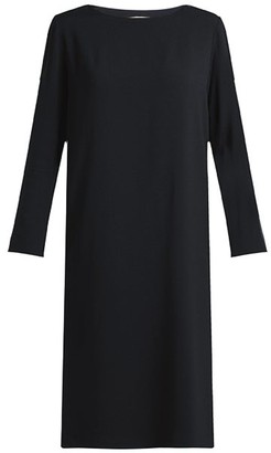 crepe tunic dress