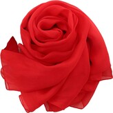 Thumbnail for your product : Forever Angel-Scarves Forever Angel Women's 100% Silk Chiffon Long Scarf Scarves Cream Vanilla Size 98.4" x 25.6" / 250cm x 65cm