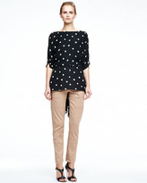 Thumbnail for your product : Halston Twill Tapered Cargo Pants