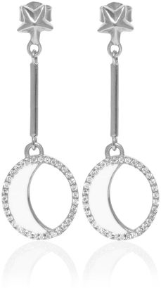 Rebecca Joseph - Long Drop Earrings Silver