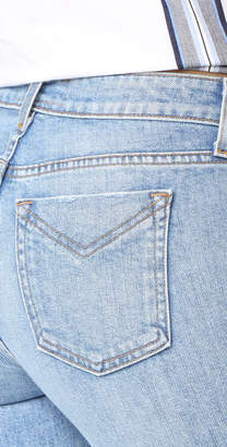 Derek Lam 10 Crosby Jane Mid Rise Flip Flop Flare Jeans