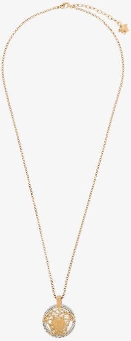 Versace Gold Tone Medusa Chain Necklace - ShopStyle Jewelry