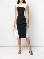Thumbnail for your product : Chiara Boni Le Petite Robe Di two-tone midi dress