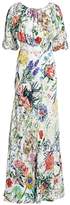 Thumbnail for your product : Lela Rose Wild Flower Georgette A-Line Maxi Dress