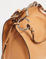 Thumbnail for your product : Rebecca Minkoff kate leather tote bag in tan