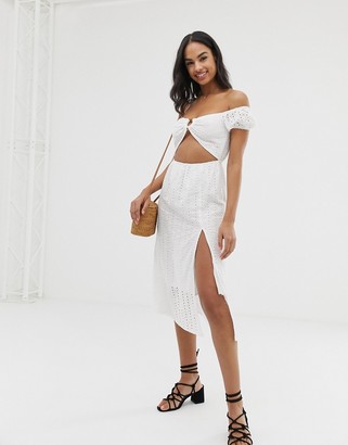 fashion union white dress