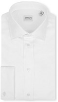 Thumbnail for your product : Armani Collezioni Twill modern-fit double-cuff shirt - for Men