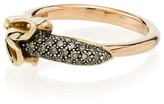Thumbnail for your product : Bibi van der Velden 18k rose gold Monkey Banana diamond ring