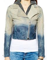 Thumbnail for your product : Doma Biker Jacket with Ombre Effect