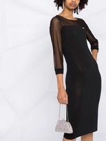 Thumbnail for your product : Liu Jo Fitted Midi Dress