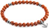 Thumbnail for your product : Anchor & Crew Red Jasper Starboard Silver & Stone Bracelet
