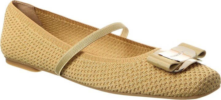 Ferragamo Zina Knit Flat