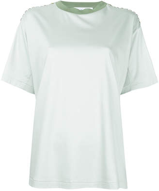 Toga Pulla embellished shoulder T-shirt