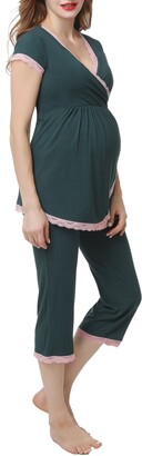 Kimi and Kai Cindy Nursing/Maternity Pajamas