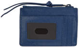 Thumbnail for your product : Marc Jacobs Blue Small Snapshot Top Zip Card Holder
