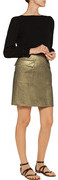Thumbnail for your product : Tomas Maier Metallic denim mini skirt