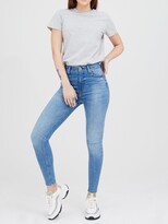 Thumbnail for your product : River Island High Waist Super Skinny Jean - Mid Blue