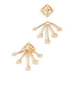 Thumbnail for your product : Rebecca Minkoff Pyramid Fan Stud Earrings