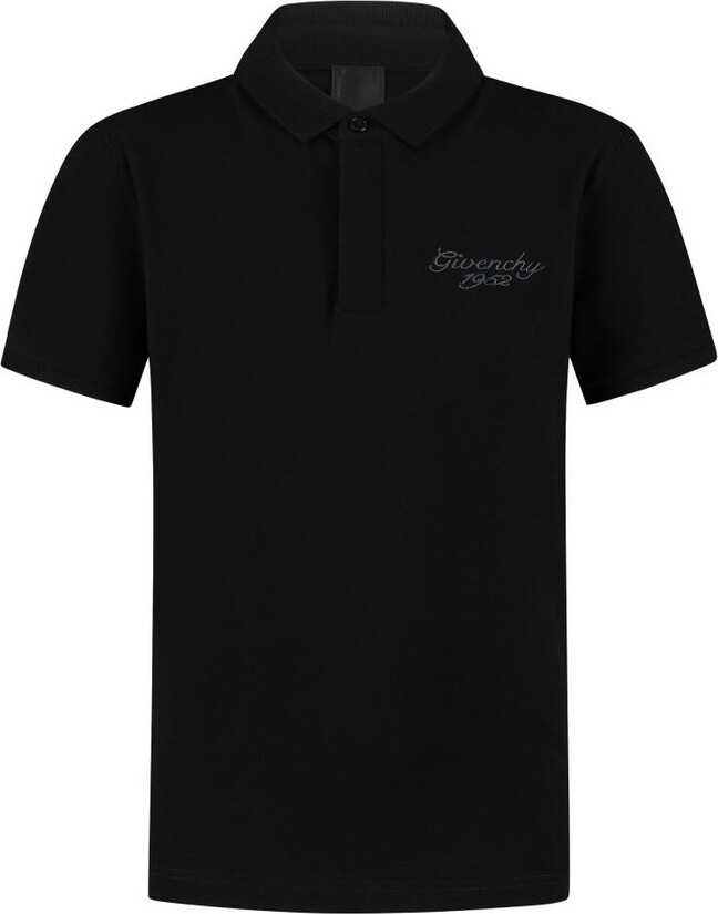 Givenchy Kids Logo Embroidered Polo Shirt