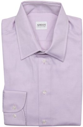 Armani 746 Armani lavender cotton point collar dress shirt