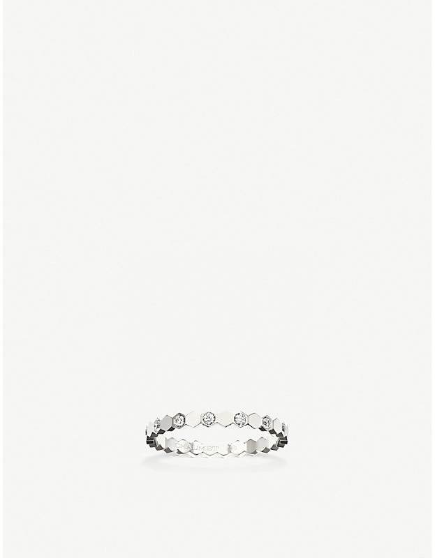 images Chaumet Ring Size bee my love 18ct white gold and diamond ring size 48mm white