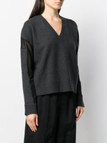 Thumbnail for your product : McQ Swallow Sheer Panel Jumper