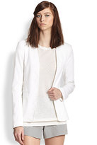 Thumbnail for your product : Theory Isita Crunch Peplum-Back Blazer