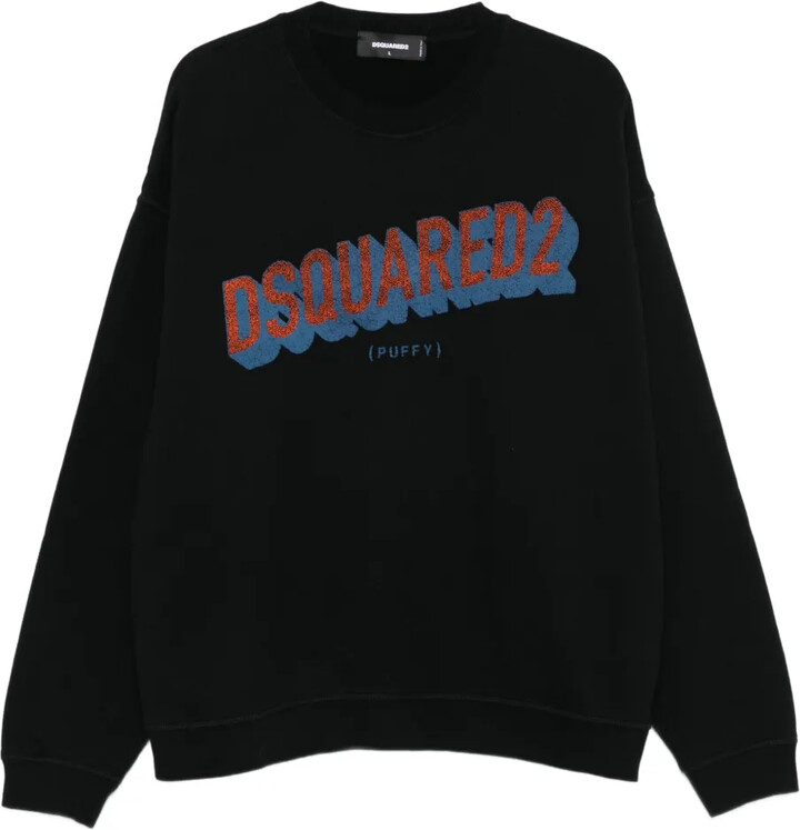 DSQUARED2 Logo-Print Cotton Sweatshirt
