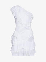 Isabel Marant Zeller Asymmetric Ruffle Dress