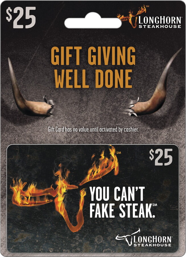 Longhorn Steakhouse $25 Gift Card