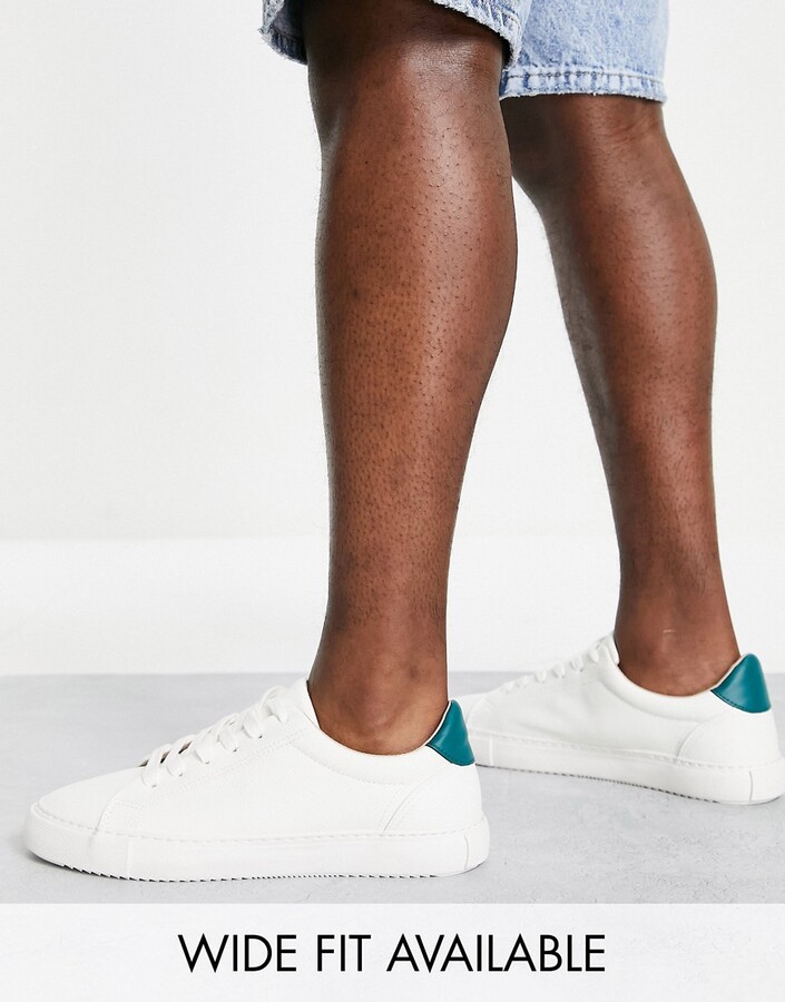 calf Witty hand over ASOS DESIGN Men's White Sneakers & Athletic Shoes | ShopStyle