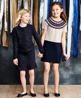 Thumbnail for your product : Brooks Brothers Girls Merino Wool Basketweave Cardigan