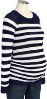 Thumbnail for your product : Old Navy Maternity Striped Textured Sweaters