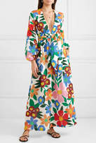 Thumbnail for your product : Mara Hoffman Luna Floral-print Organic Cotton Maxi Dress - Blue