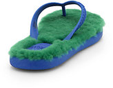Thumbnail for your product : UGG Fluffie Shearling-Lined Flip Flops