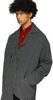 Thumbnail for your product : Worstok Black Pinstripe Coat