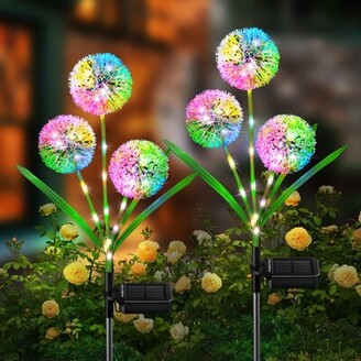 Solalux Set de 12 Orchid Flower Garden Solar String Lanterne Guirlande lampes 