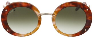 Salvatore Ferragamo Sunglasses Round Frame Sunglasses