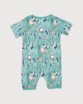 Thumbnail for your product : Walnut Melbourne Boy's Green Shortsleeve Rompers - May Gibbs River Romper - Babies - Size Newborn at The Iconic