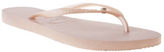 Thumbnail for your product : Havaianas womens pale pink slim crystal glamour sandals