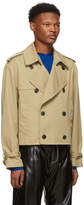 Thumbnail for your product : Maison Margiela Beige Cropped Trench Jacket