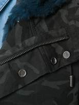 Thumbnail for your product : Yves Salomon camouflage coat