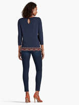 Thumbnail for your product : Lucky Brand Paisley Embroidery Top