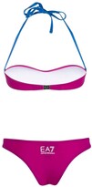 Thumbnail for your product : EA7 Emporio Armani Logo-Print Halterneck Bikini